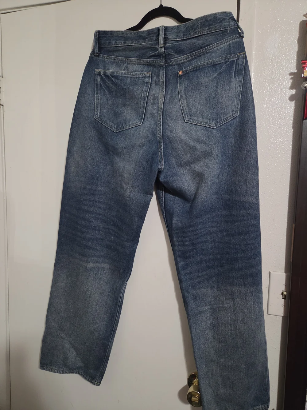 H&M Men's Relaxed Blue Washed Jeans